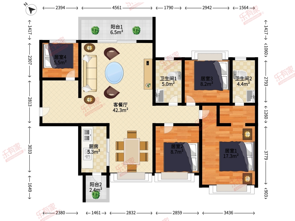 龙光水悦熙园户型图