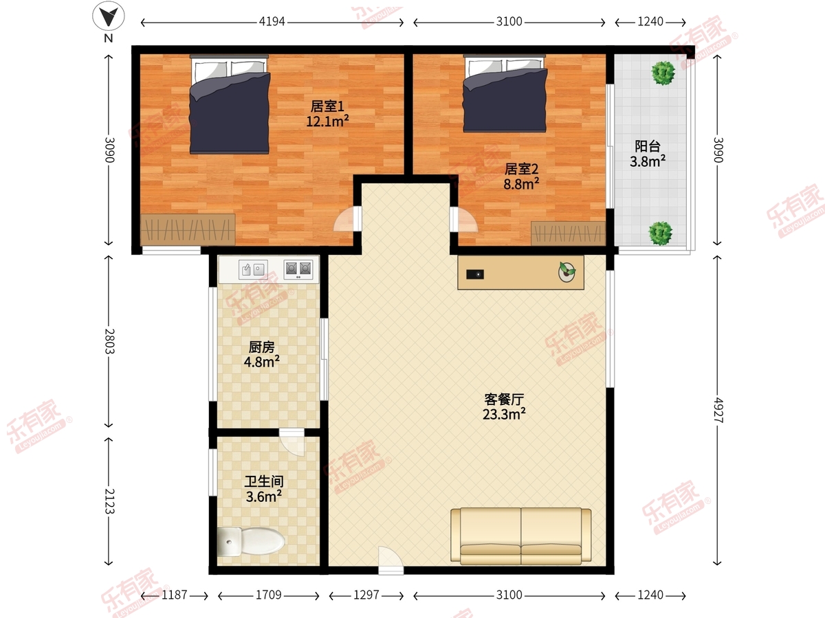 金贝苑户型图