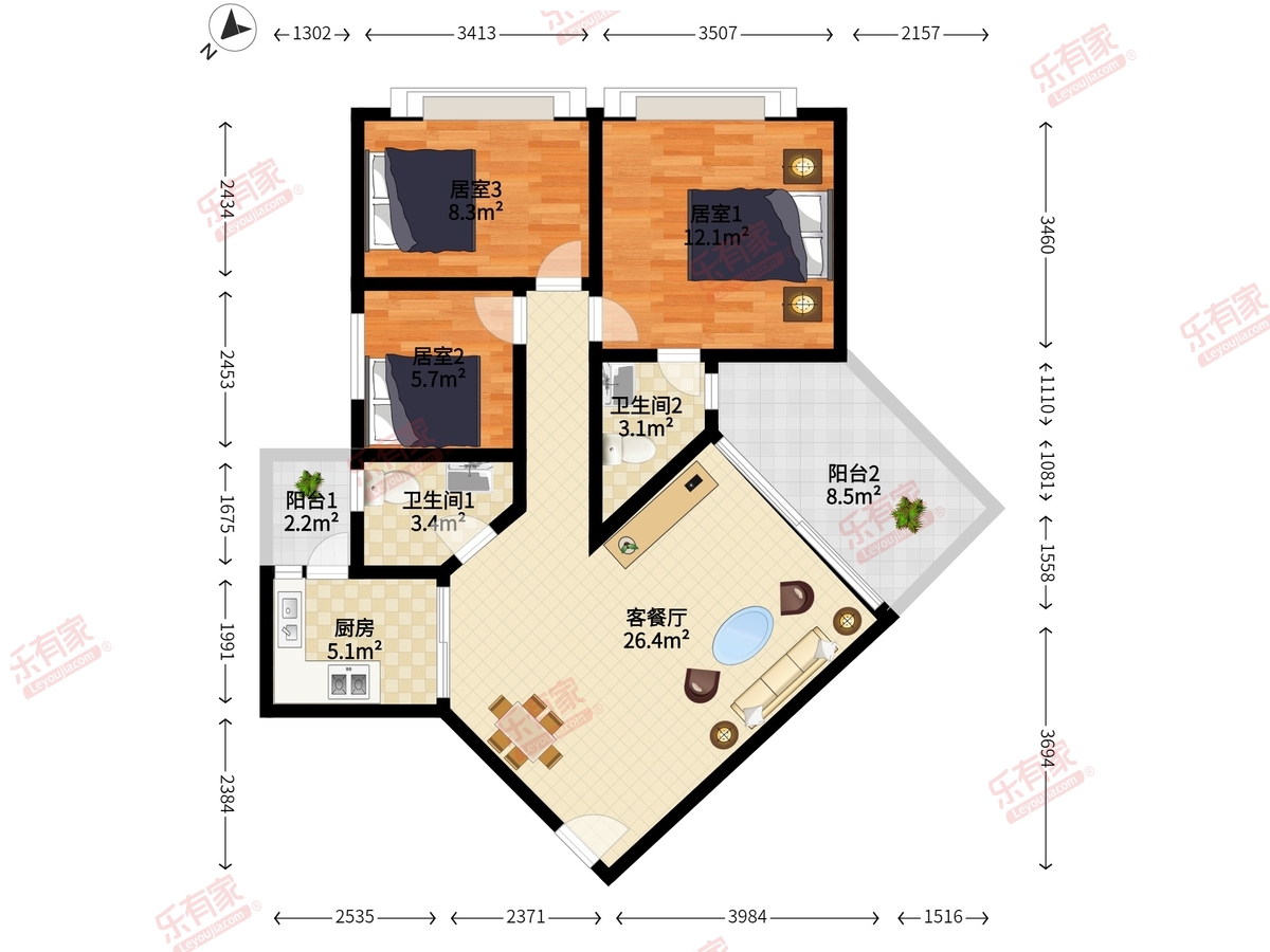 顺欣广场户型图