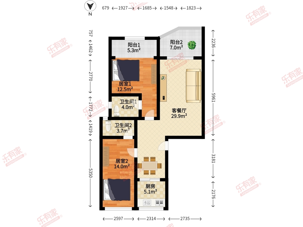南辉花园户型图