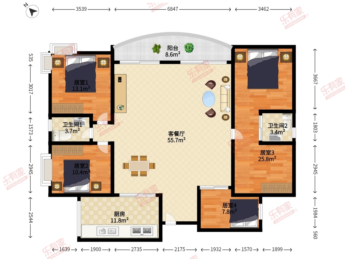华浩源绿谷户型图