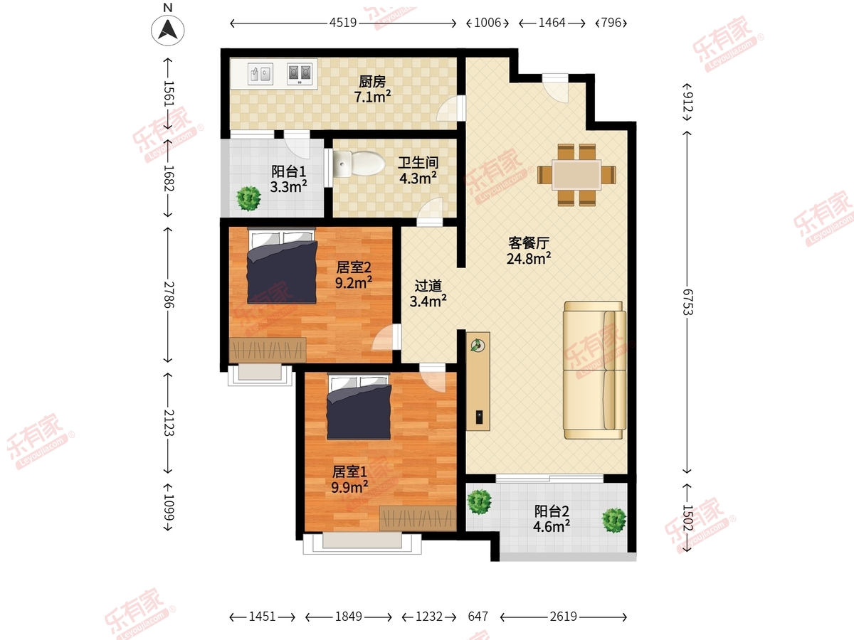 翡翠公馆户型图