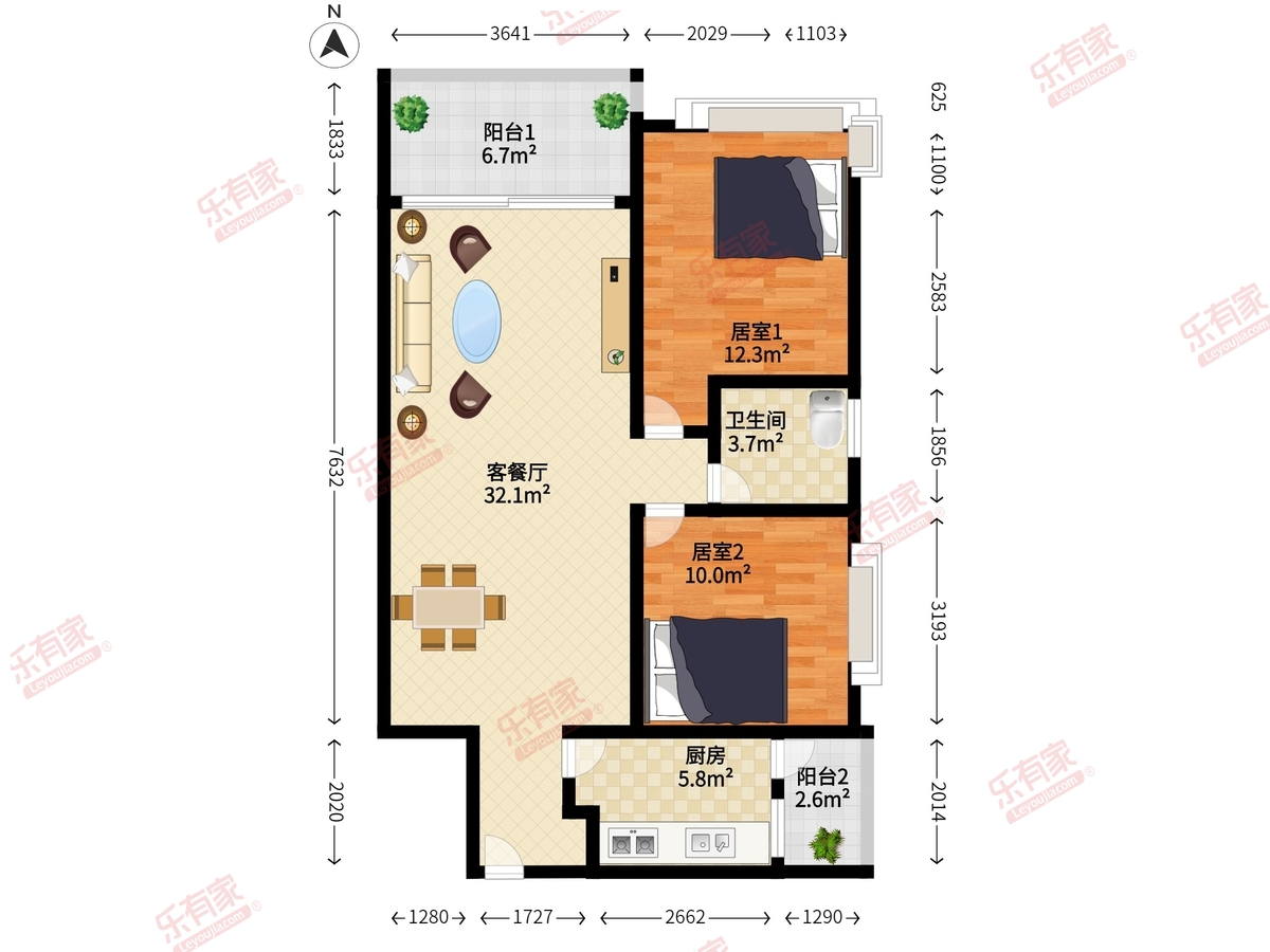 大信新家园二期户型图