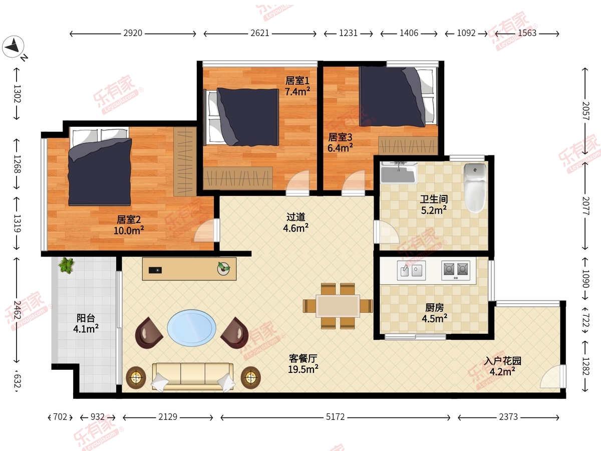 领航城三期户型图