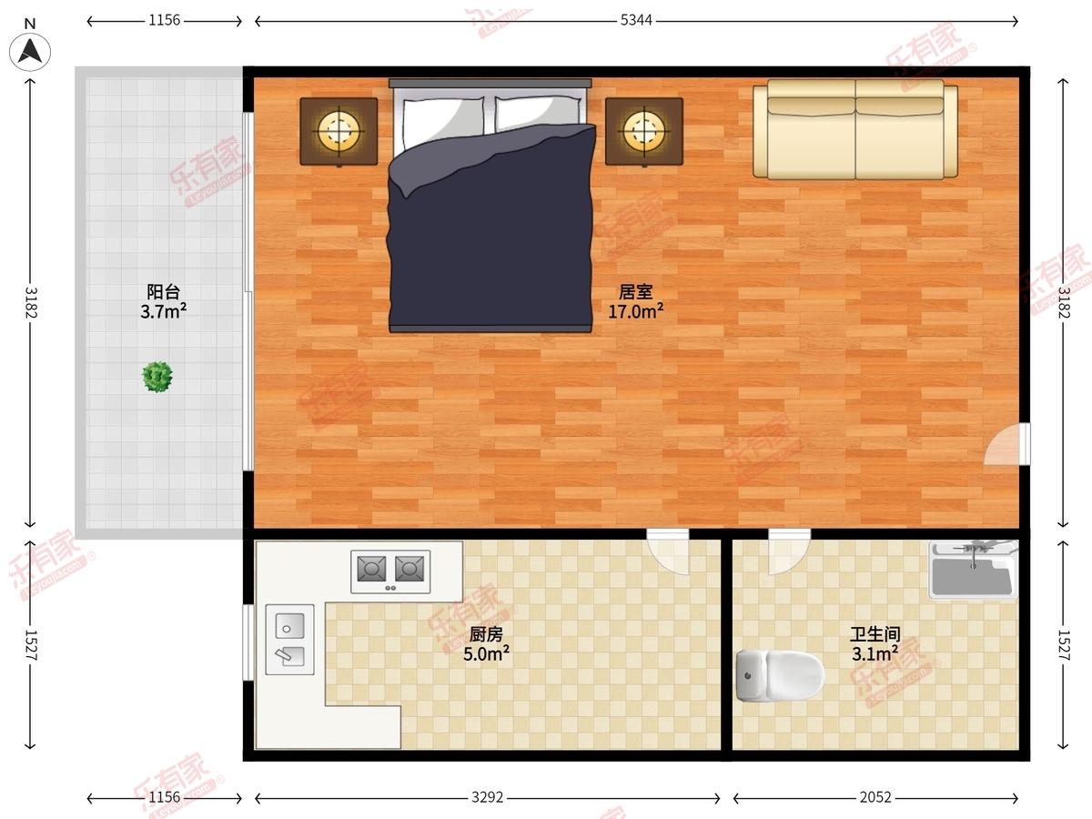 秋谷阳光里户型图