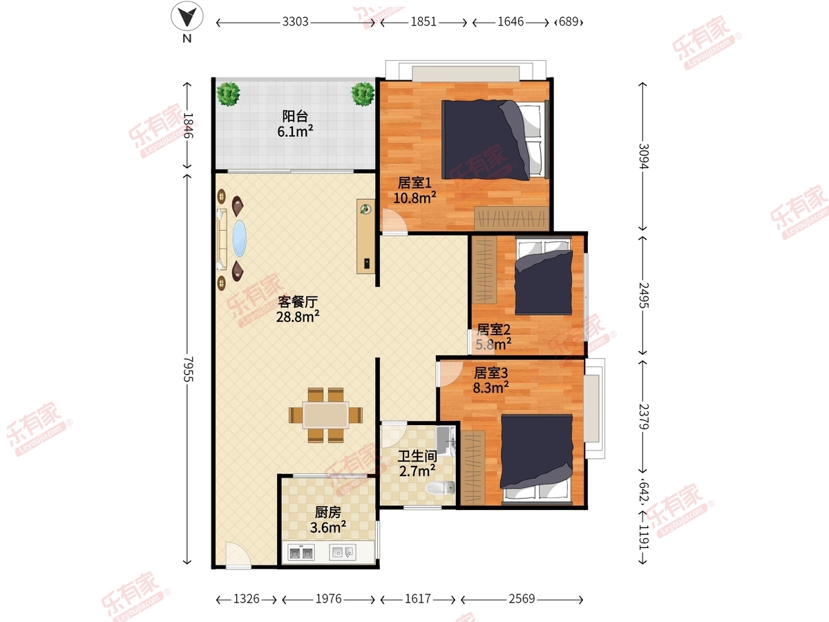 山语龙庭户型图