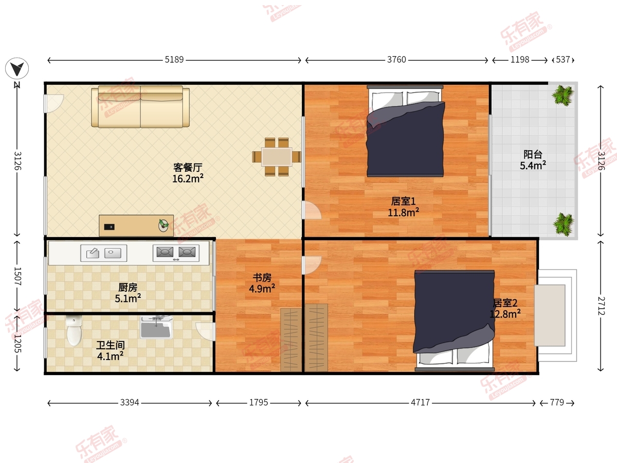 地质局住宅楼户型图