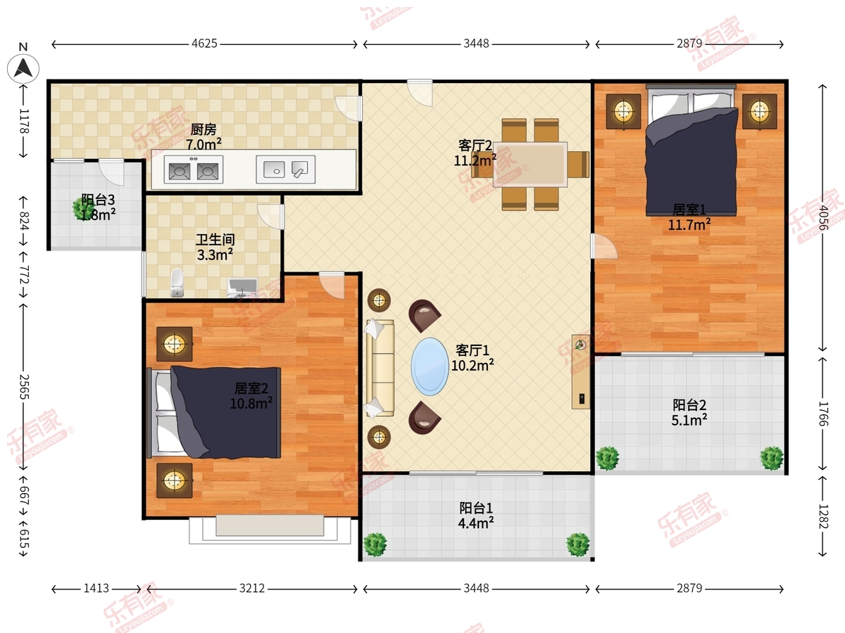 中央豪庭，税费低，户型方正，朝南采光佳，带地面花园，人车分流，业主诚心出售！-东莞中央豪庭二手房