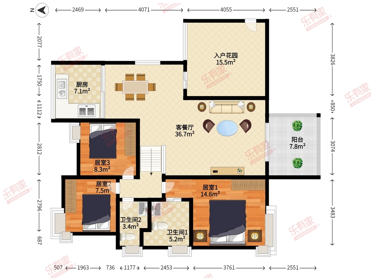 英伦名苑三期户型图
