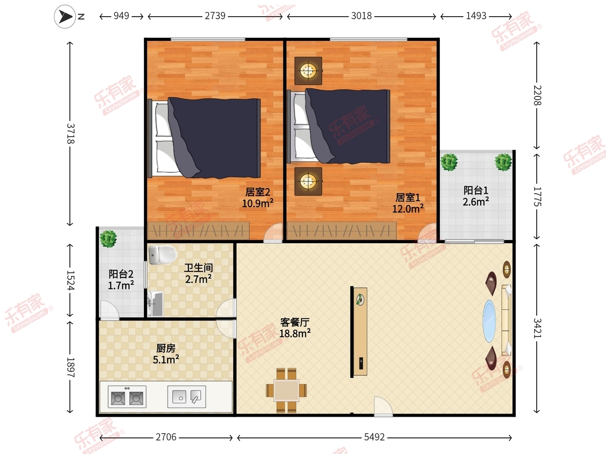 南山公馆二期户型图
