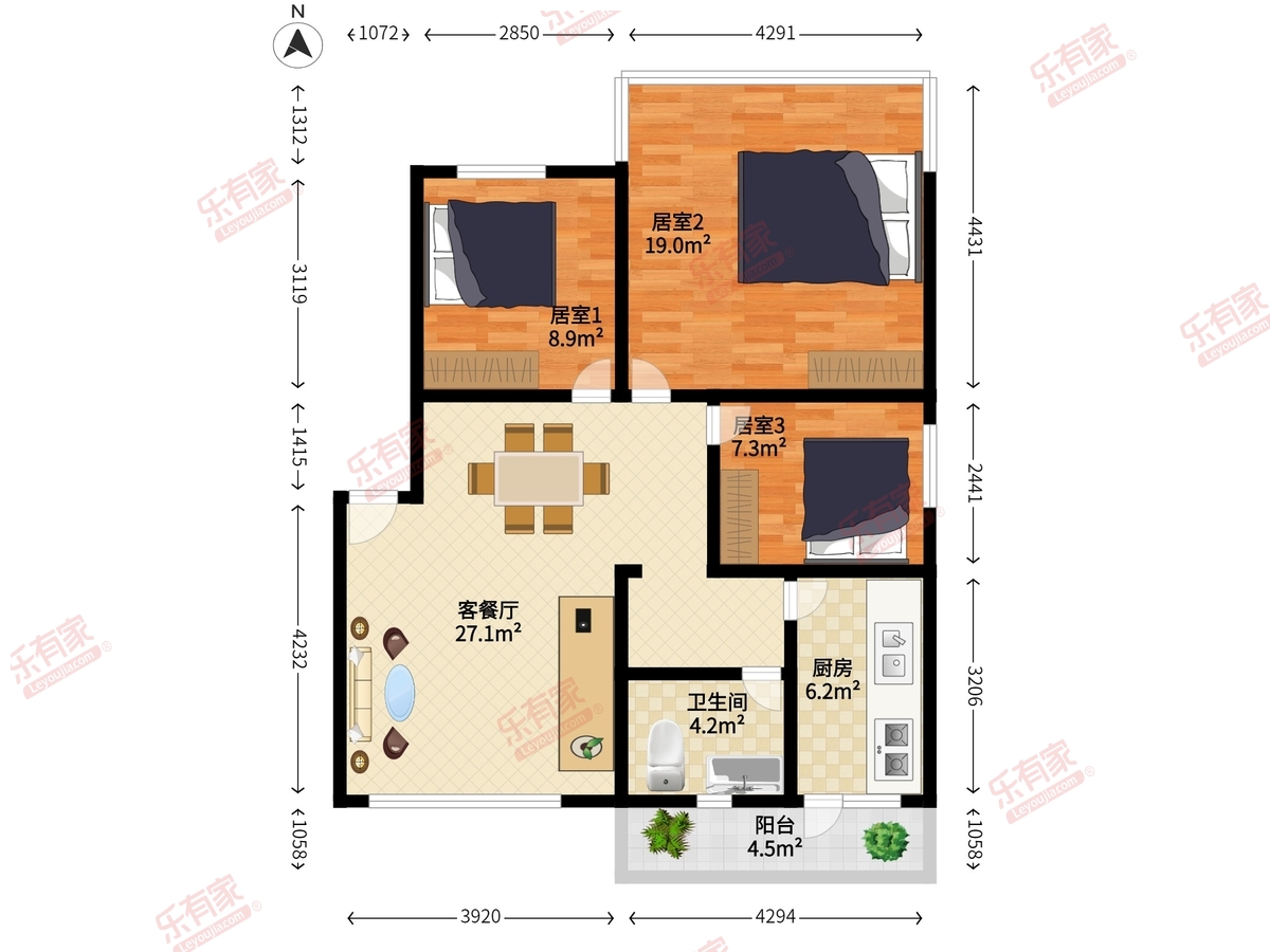 梧桐山新居一期户型图