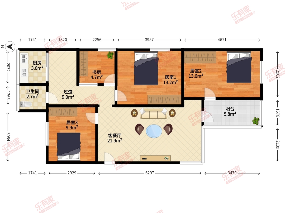 建业小区户型图