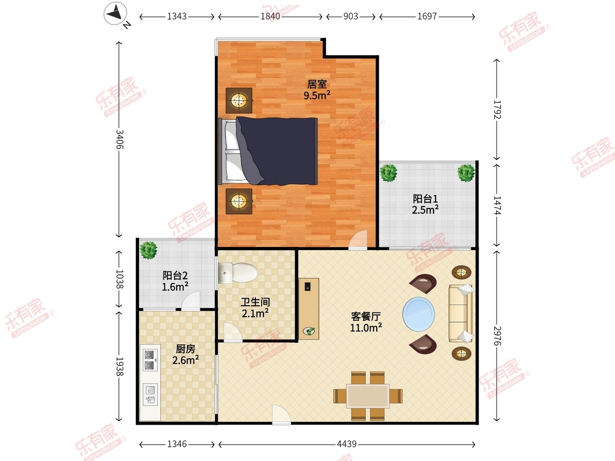 都市翠海华苑户型图