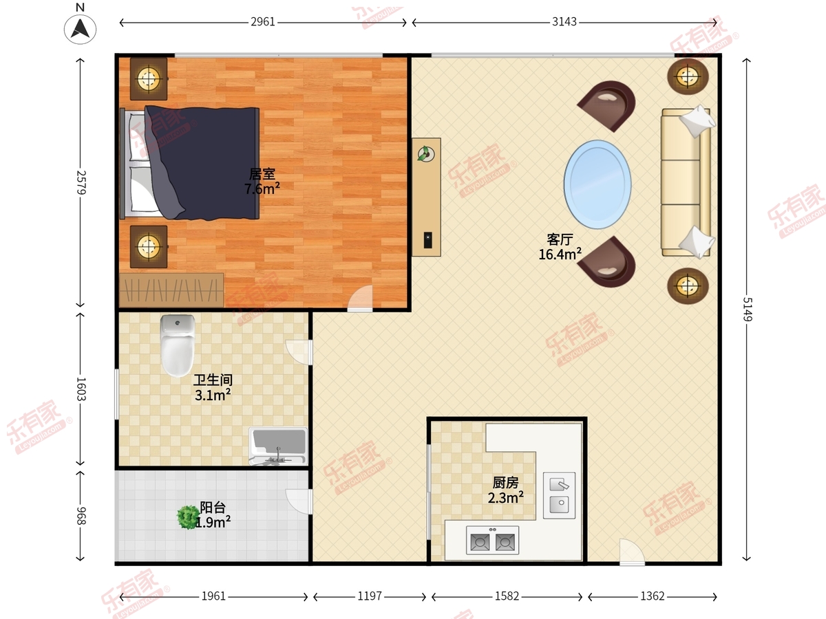 东方新地苑户型图