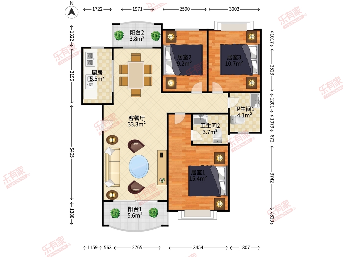 星港湾城市绿洲户型图