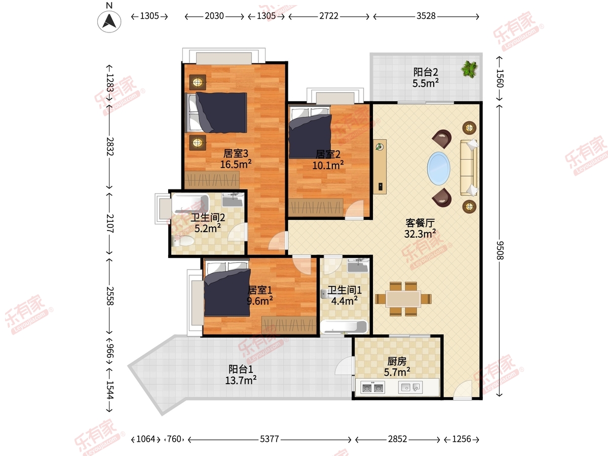 雅居乐铂爵山户型图