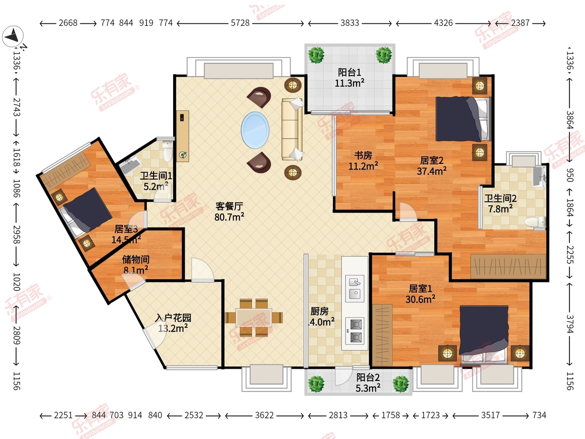 波托菲诺纯水岸四期户型图