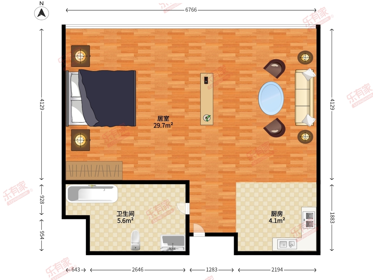 华鸿公寓酒店户型图