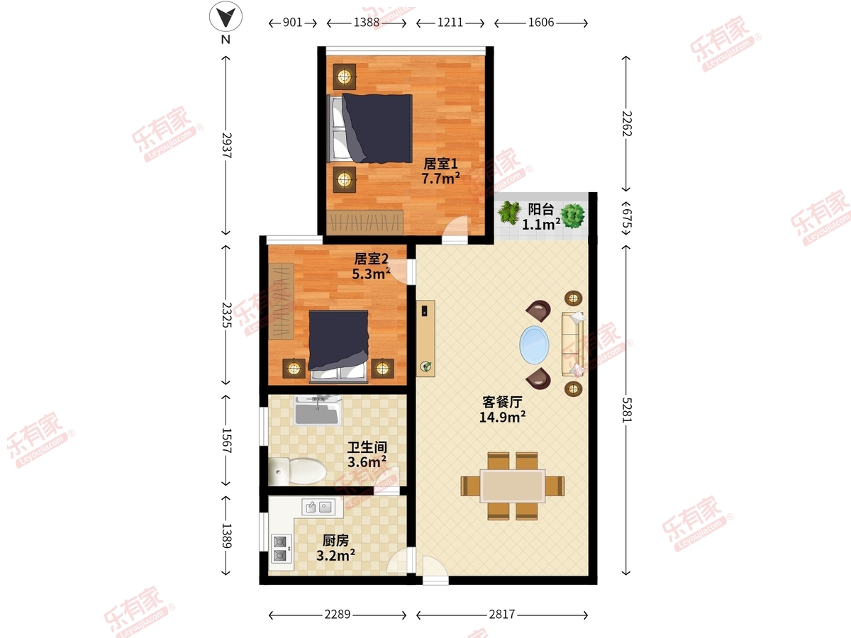 国展苑户型图