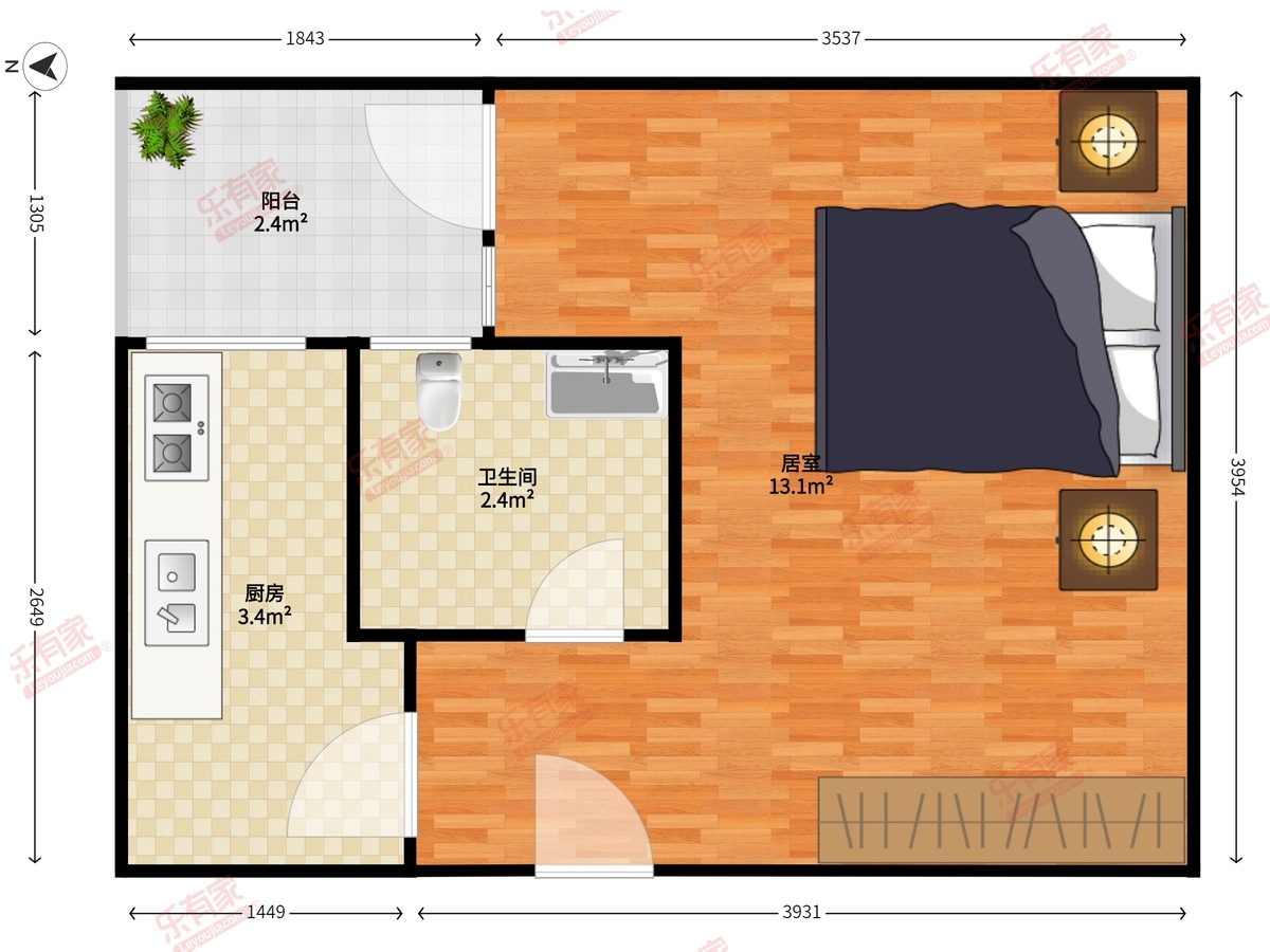 TCL雅馨居户型图