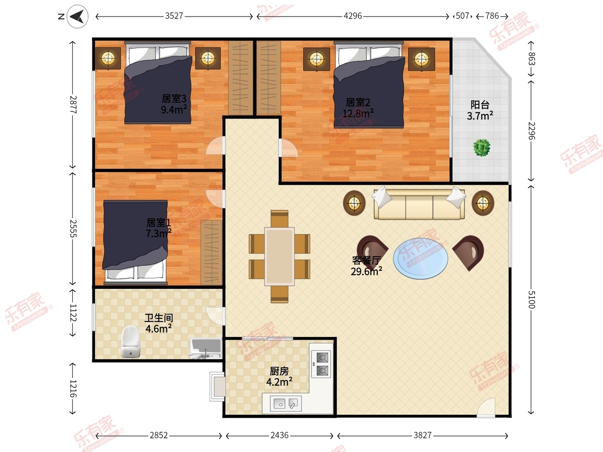 翠薇园户型图
