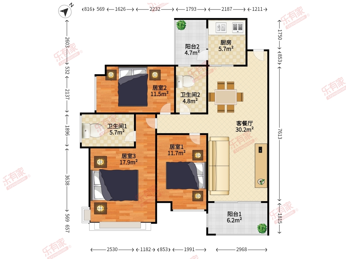 雅居乐锦官城户型图