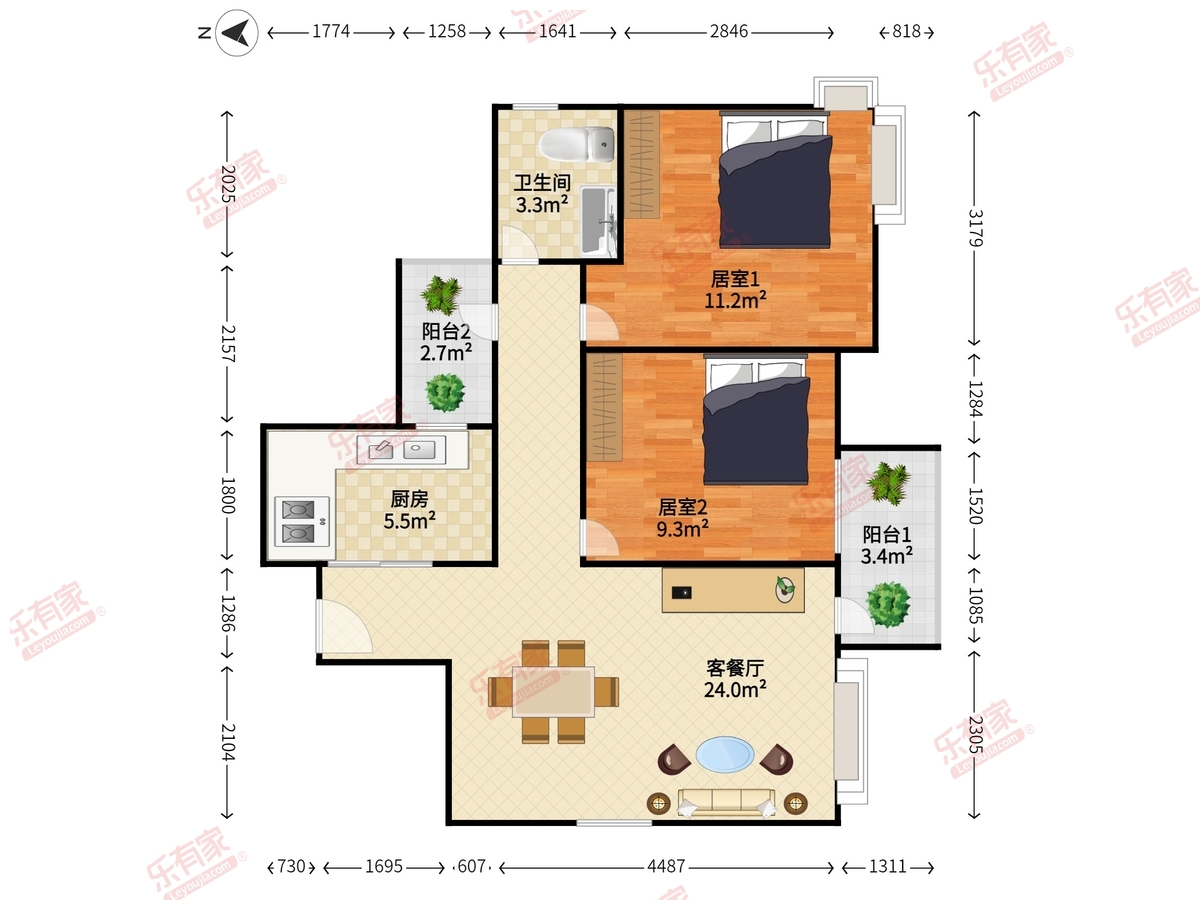 中海半山溪谷户型图