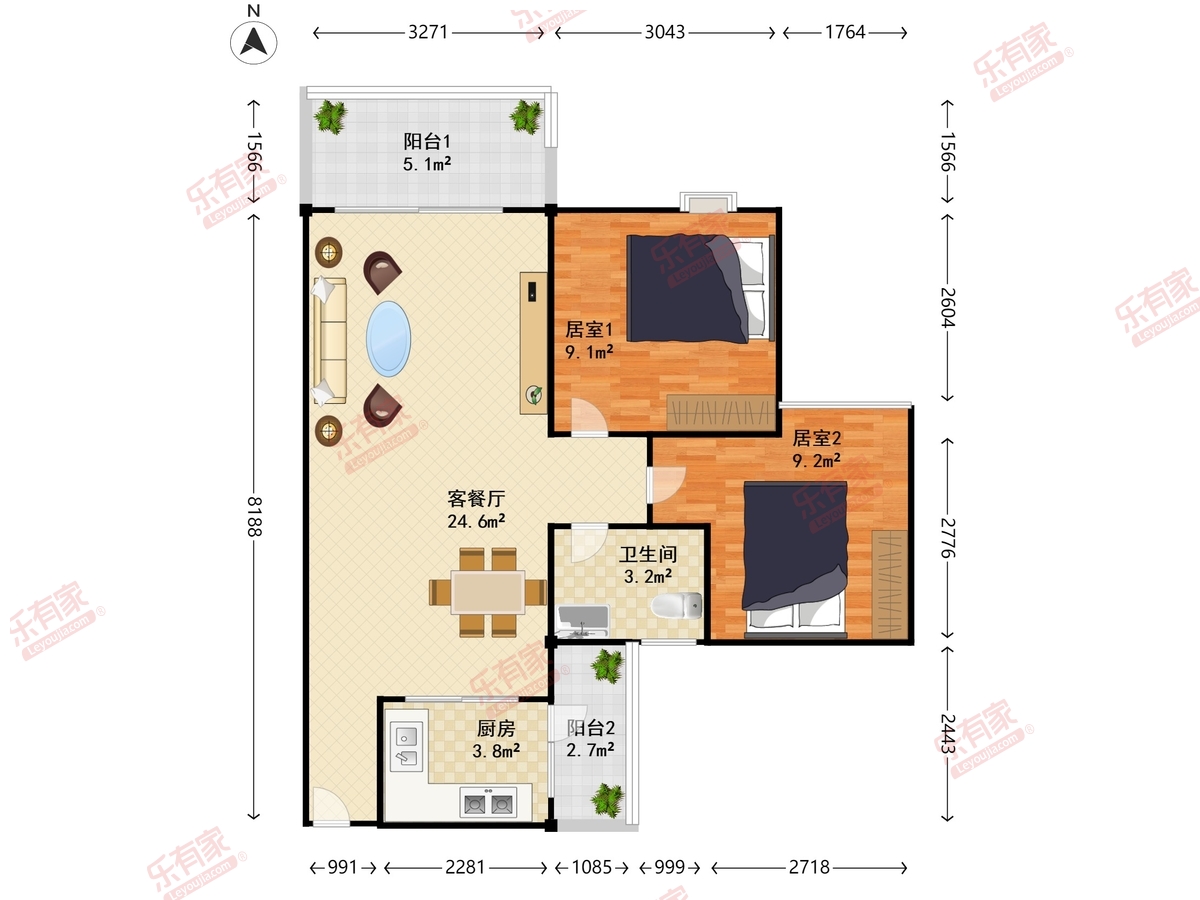 大世纪水山缘户型图