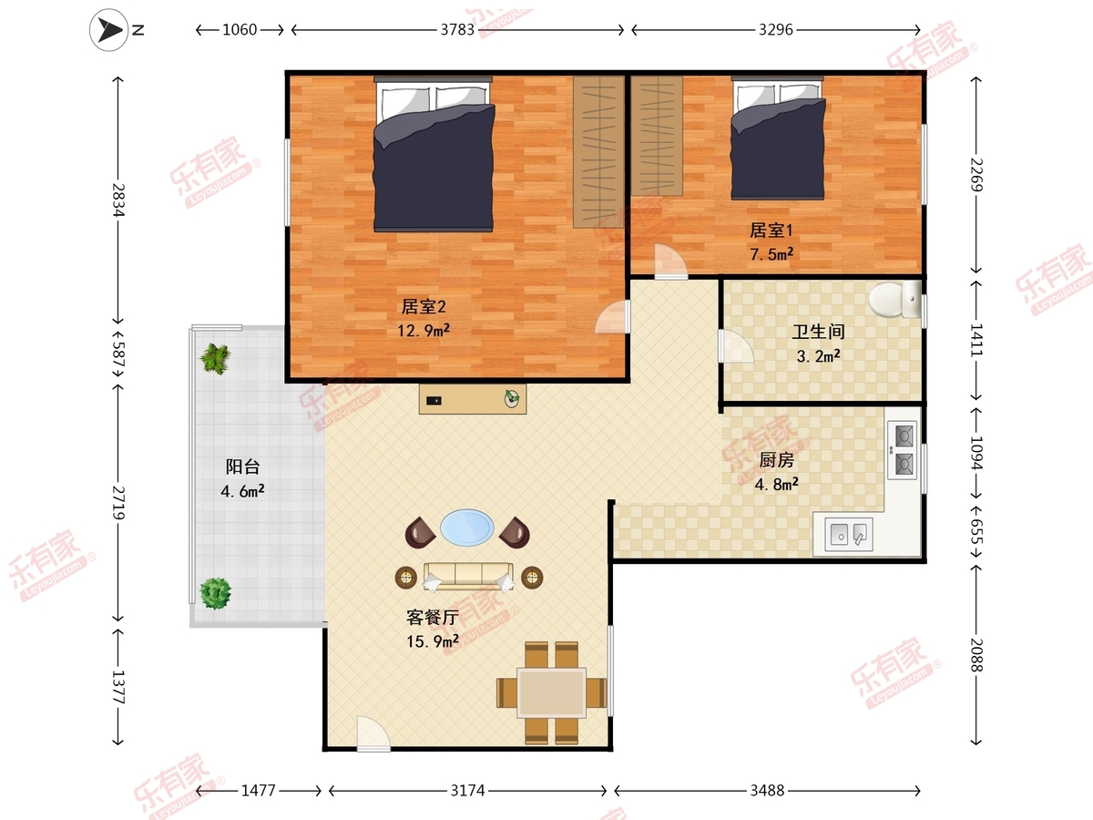 花果山小区户型图