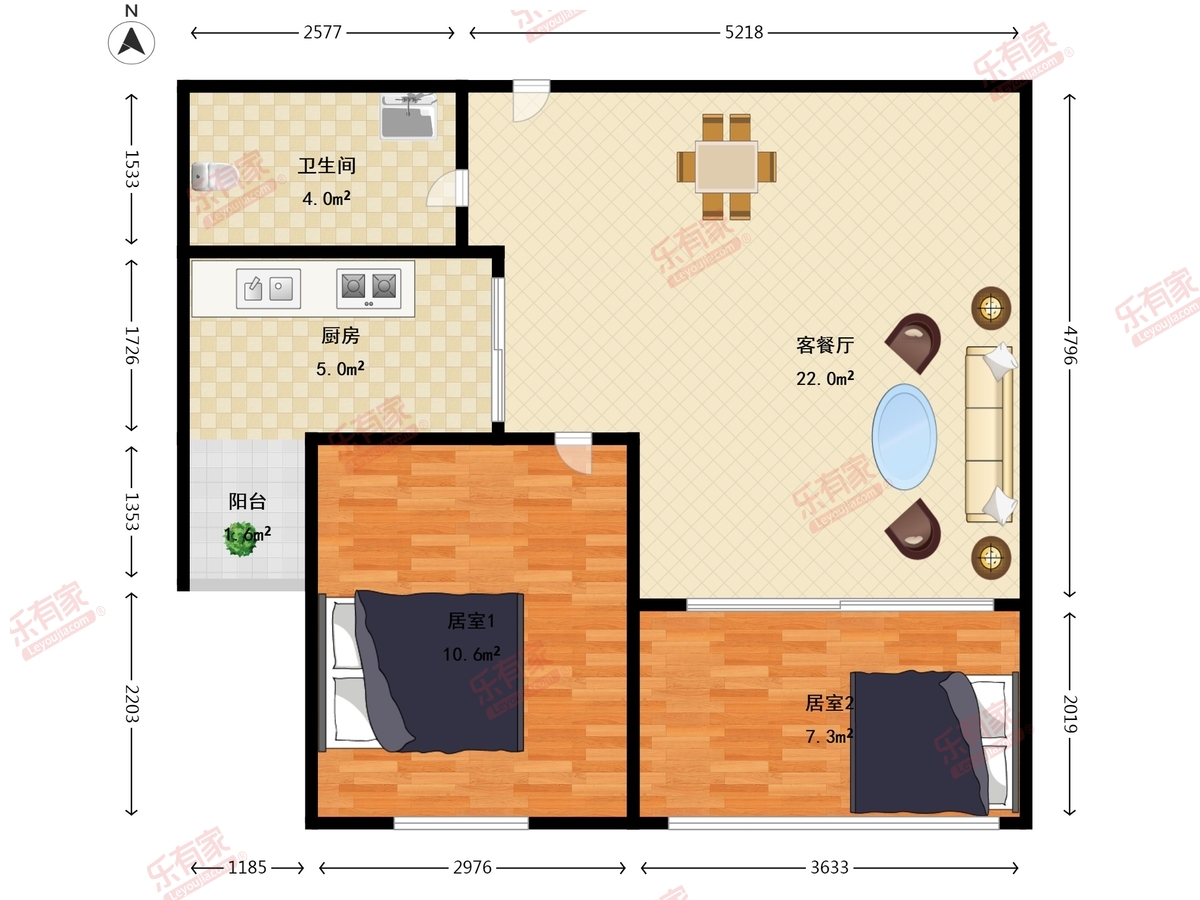 振业峦山谷花园（一期）户型图