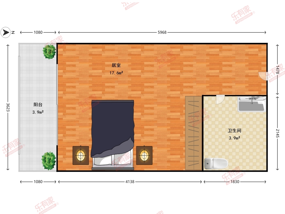 中仪花园户型图
