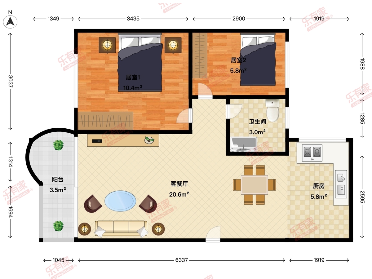 丽湖花园户型图