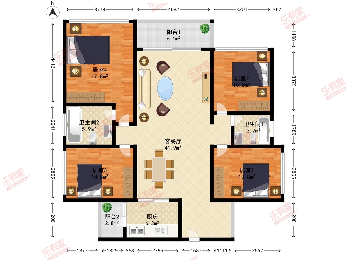 星河盛世花园户型图
