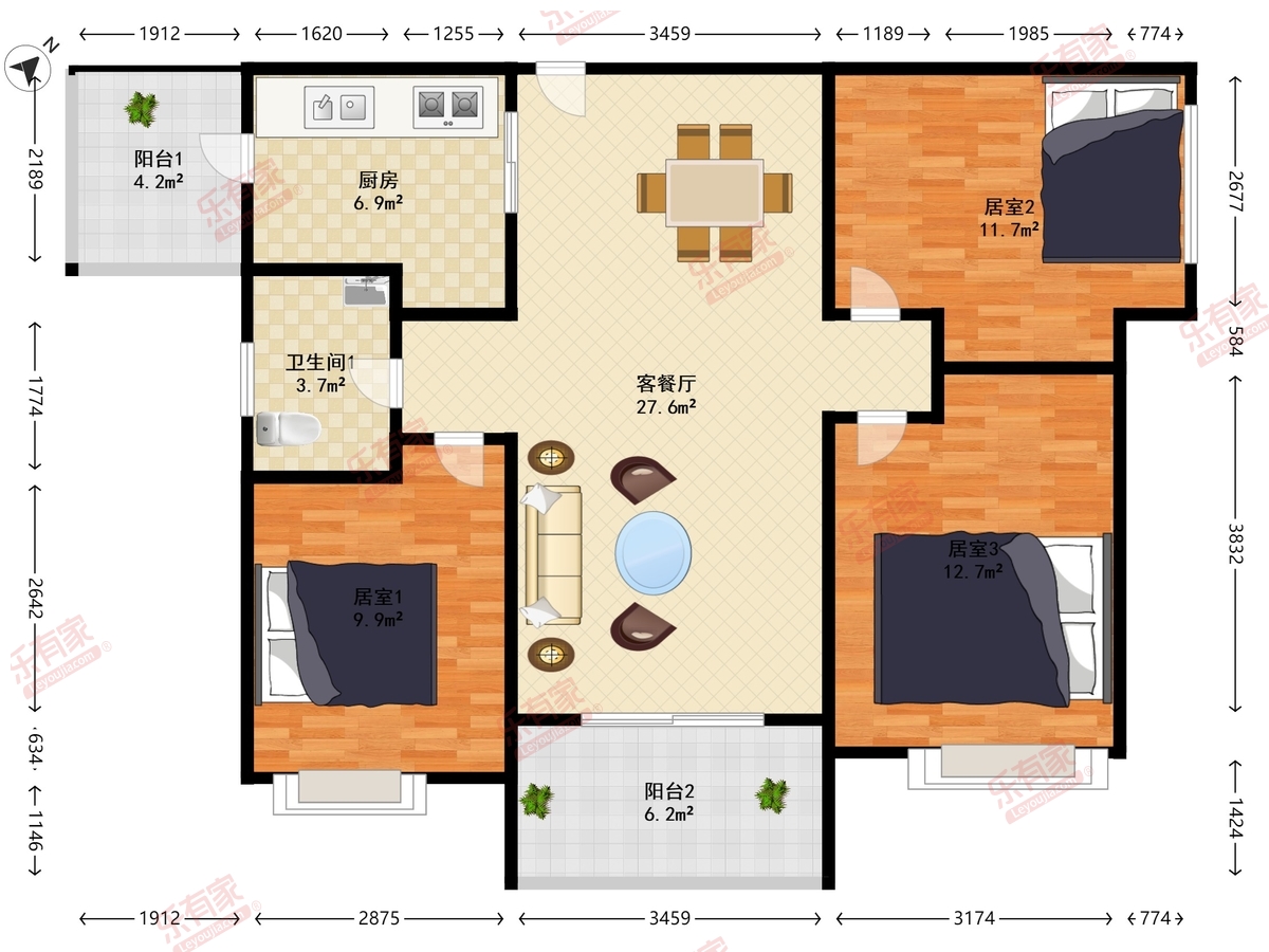 雅居乐御滨名门户型图
