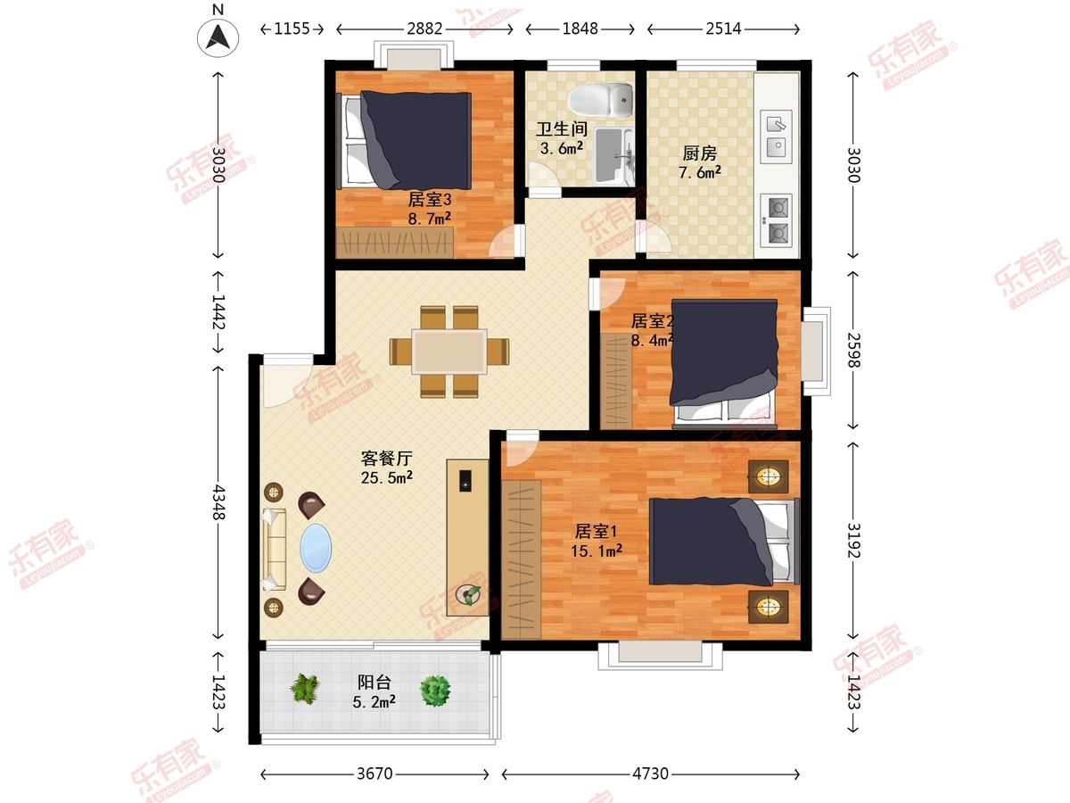 梧桐山新居一期户型图