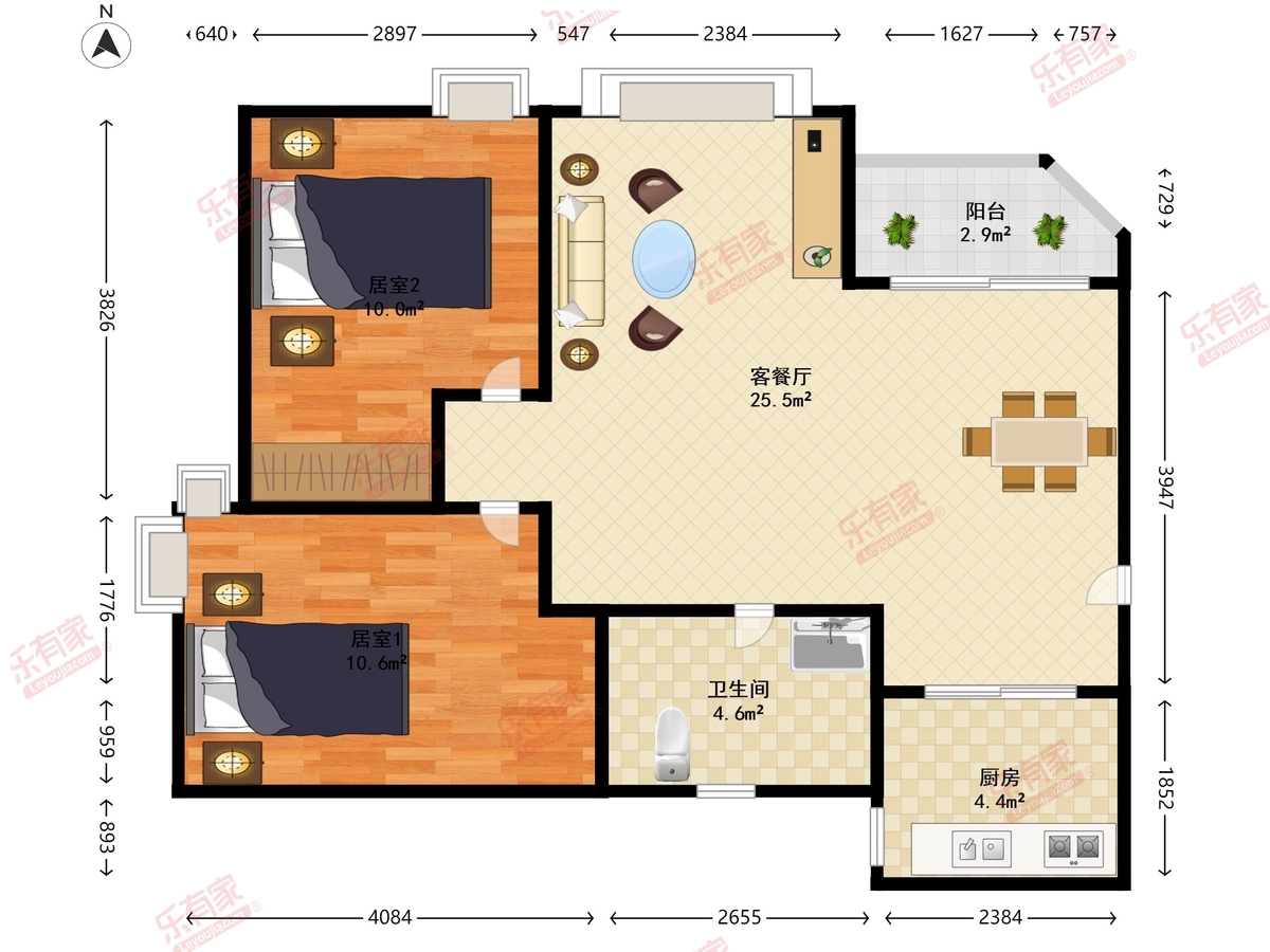 星晨花园一期户型图