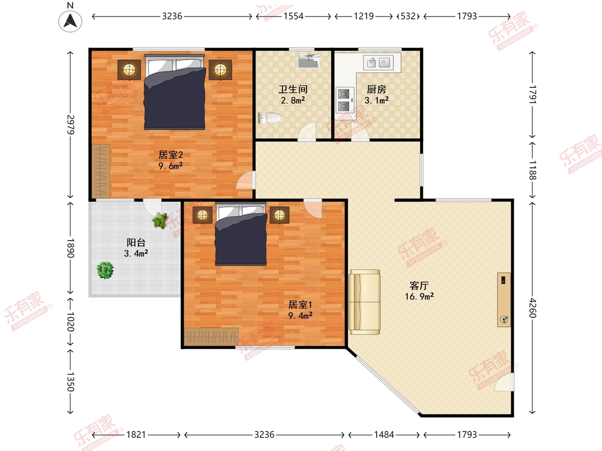 爱榕园住宅楼户型图