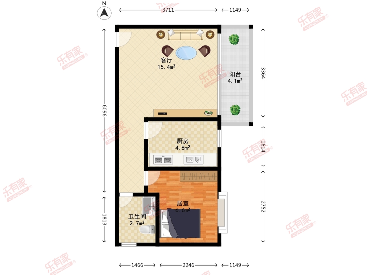 东方凤雅台户型图
