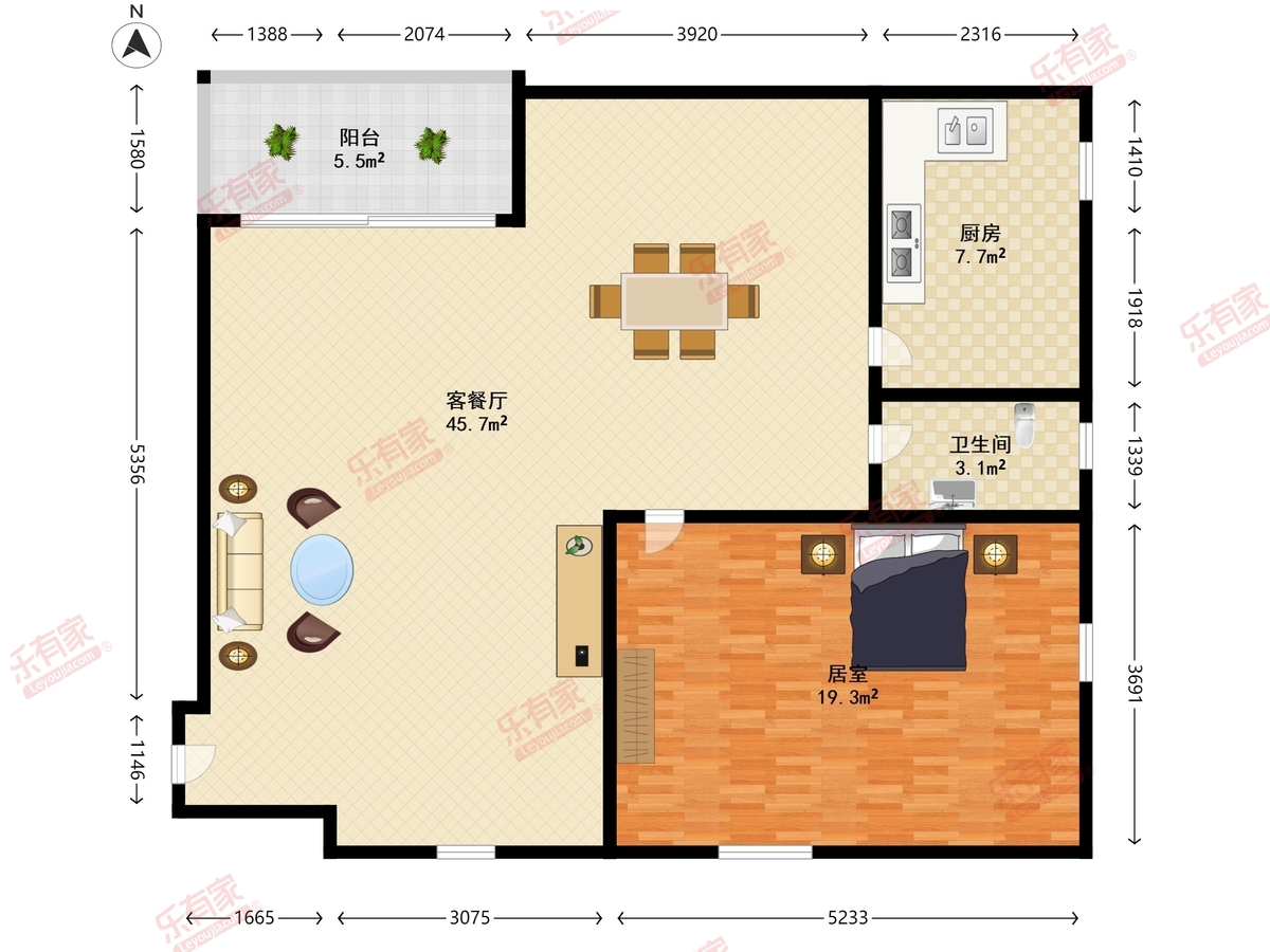 西苑广场电脑城户型图