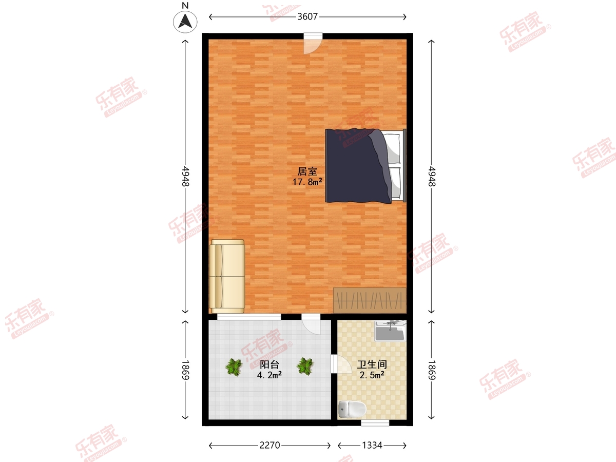 泰然公寓户型图