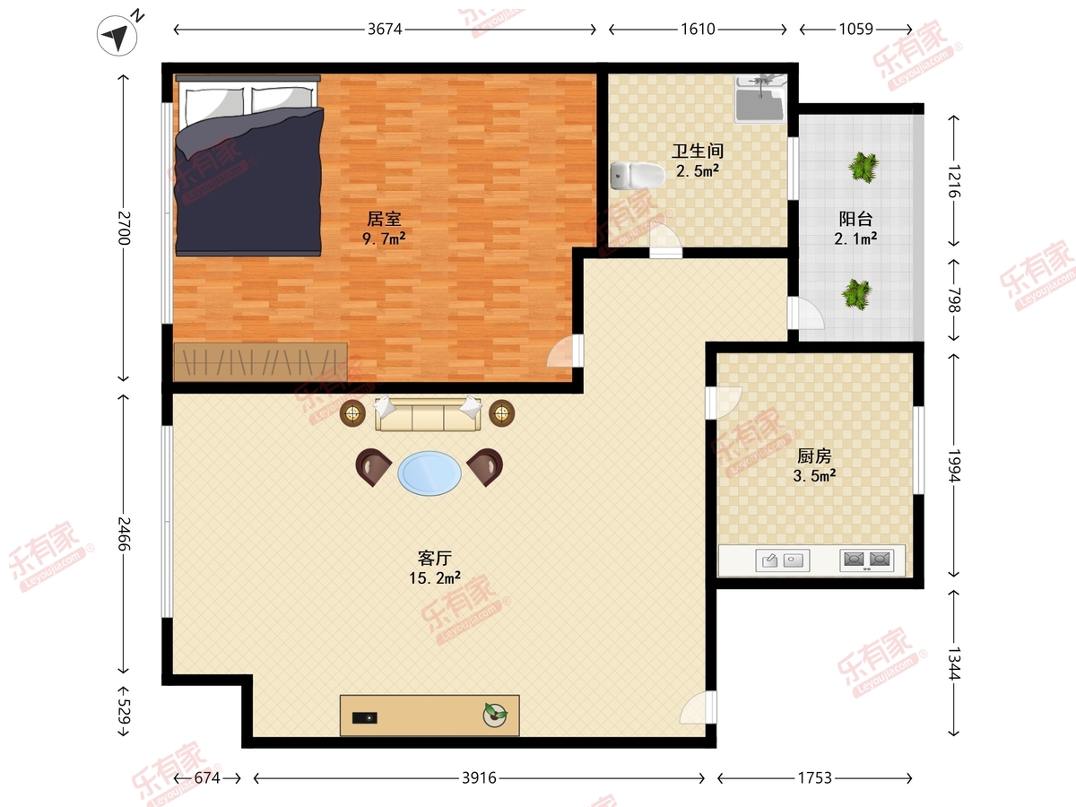 青年城邦园户型图
