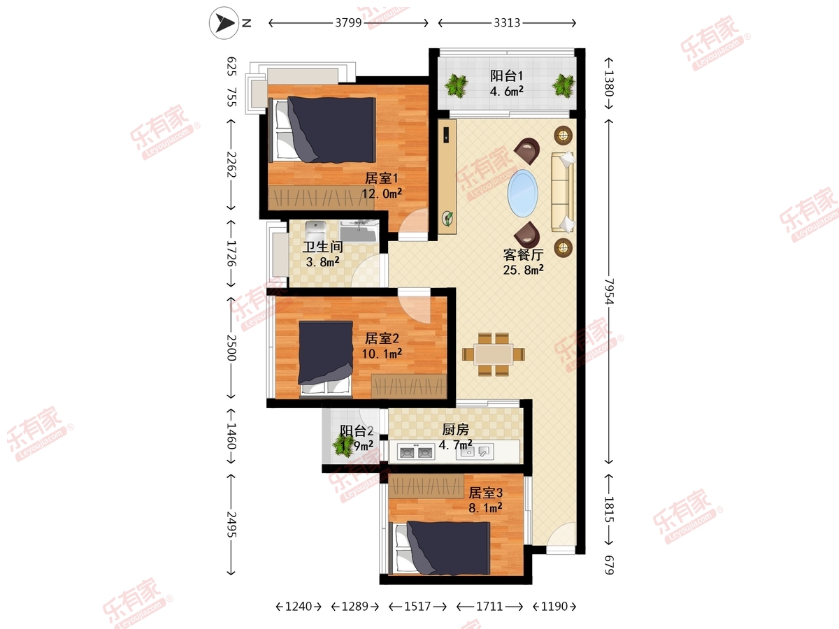 香缤豪庭博学公馆户型图