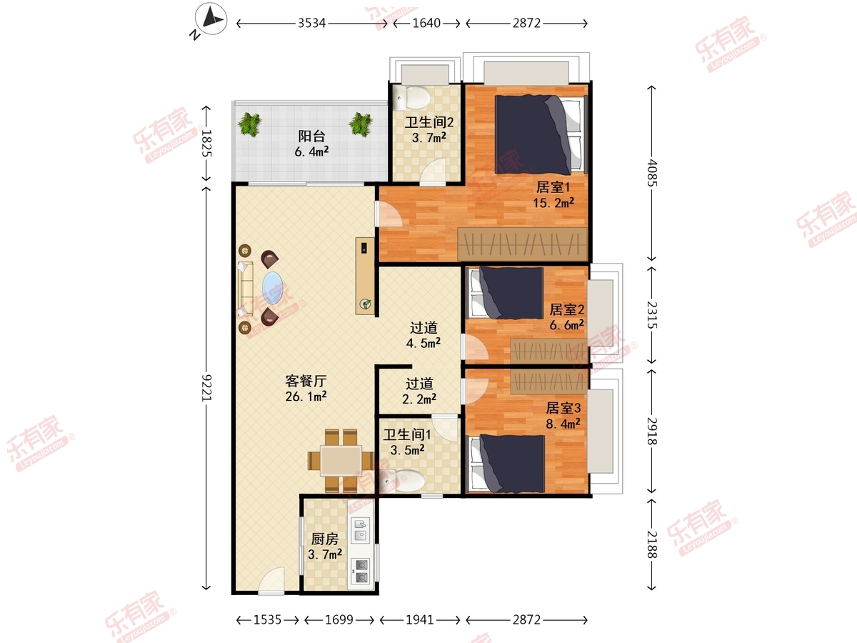 万科蛇口公馆户型图