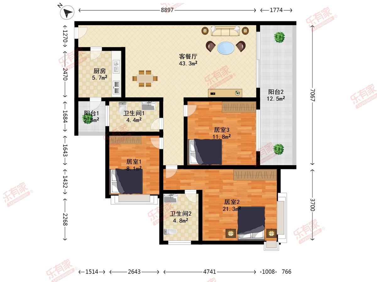 德宝怡高德区户型图