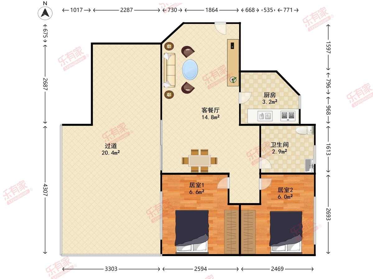 雅居乐逸湖居户型图