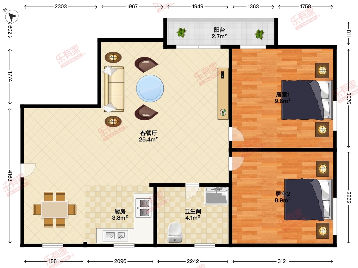 钜建大厦户型图