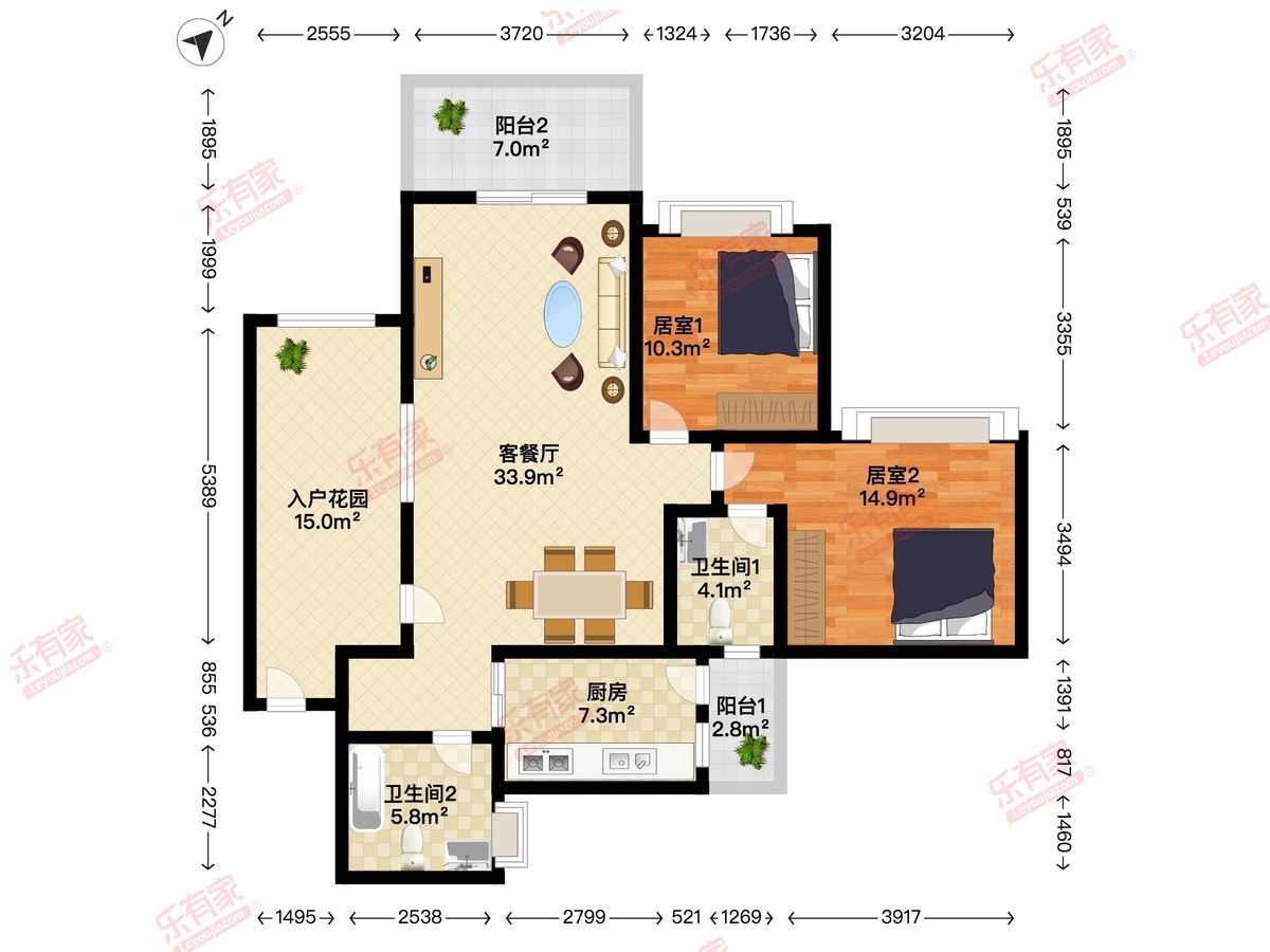 雅湖居户型图