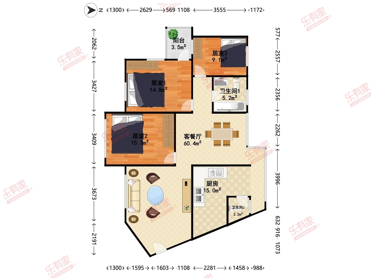 下闸新村户型图