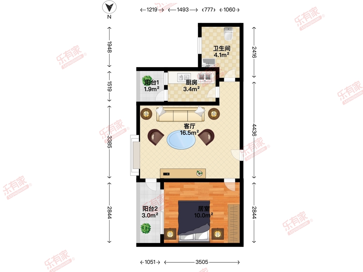 中惠香樟绿洲户型图