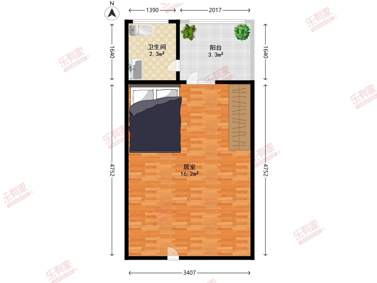 自由港湾公寓户型图